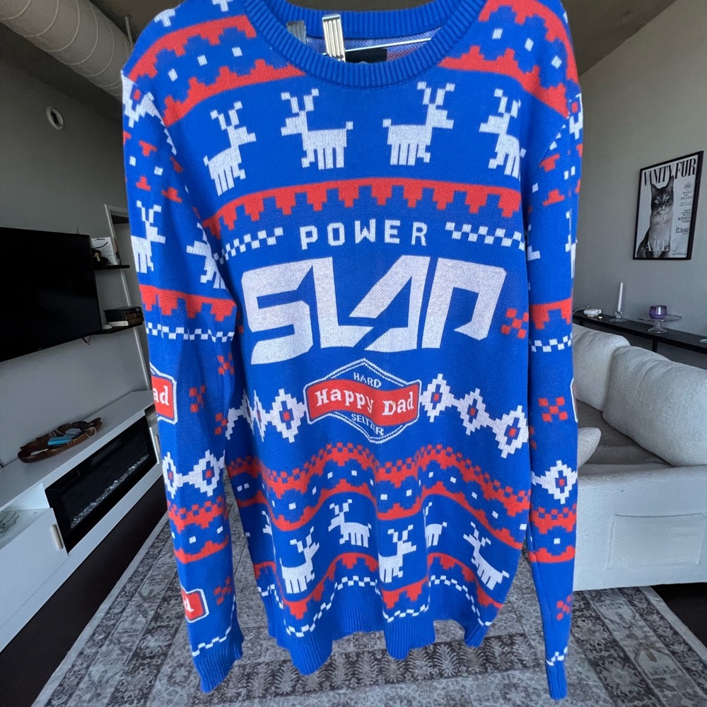 Power Slap Christmas Sweater